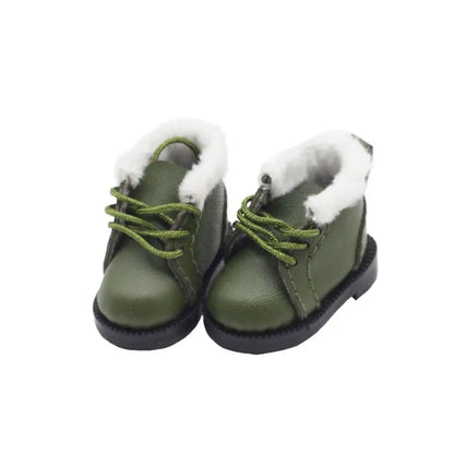 Doll Accessory Toy For 1/6 Blythes OB22 ob24 Dolls Doll Winter Boots Shoes Accessories Doll Clothes Accessories Mini Doll Shoes