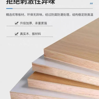 Side cabinet, wall cabinet, premium version, living room storage cabinet, track glass door