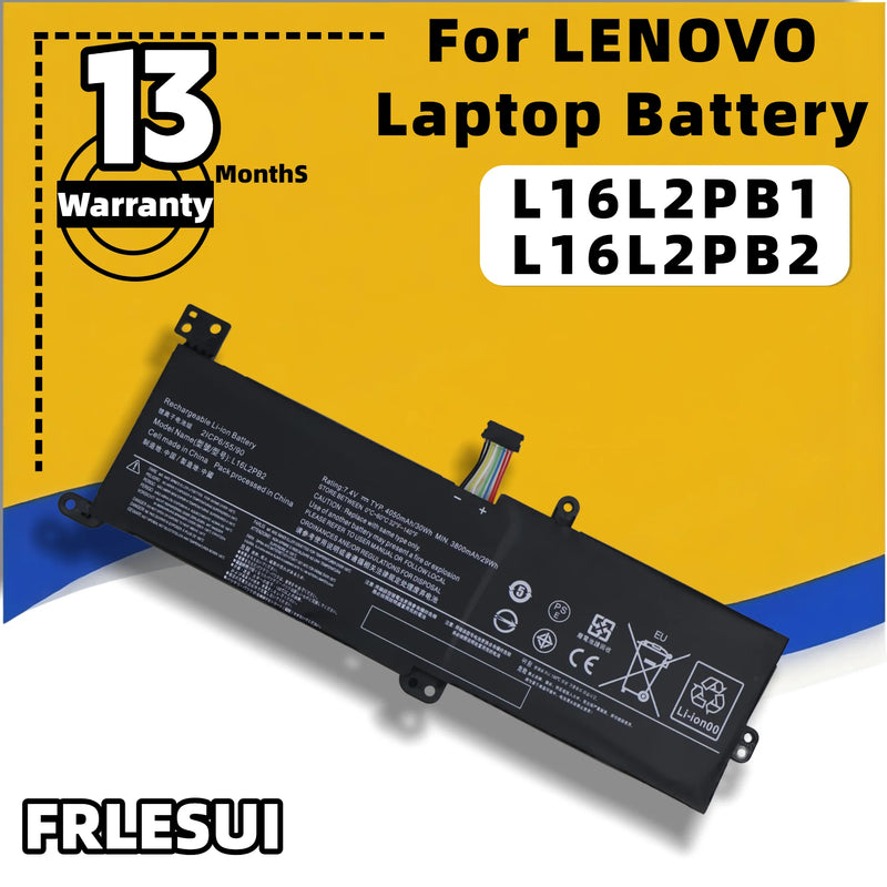 FRLESUI Battery L16L2PB1 L16L2PB2 L16L2PB3 L16M2PB1 L16M2PB2 For LENVOV IdeaPad 130 320 330 Series V14 V15 V320 Series IdeaPad 3
