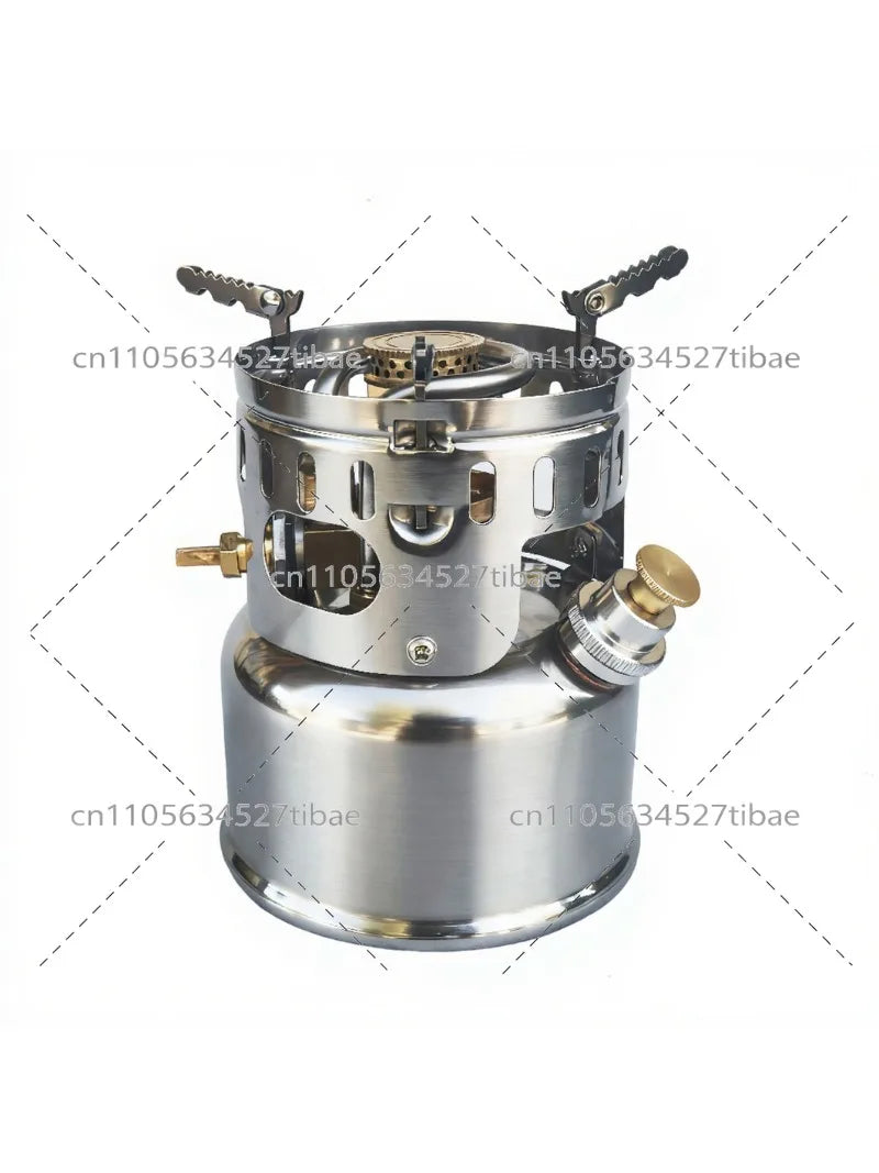 Alcohol Stove for Outdoor Camping, Tea Brewing & Picnic, Portable Vaporizer Stove, Integrated Design