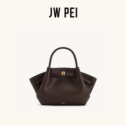 JW PEI Dumpling Bun New Small Women's Shoulder Crossbody Bag High Quality Handheld Small Bag Women'sMedium Faux Suede Tote Bag