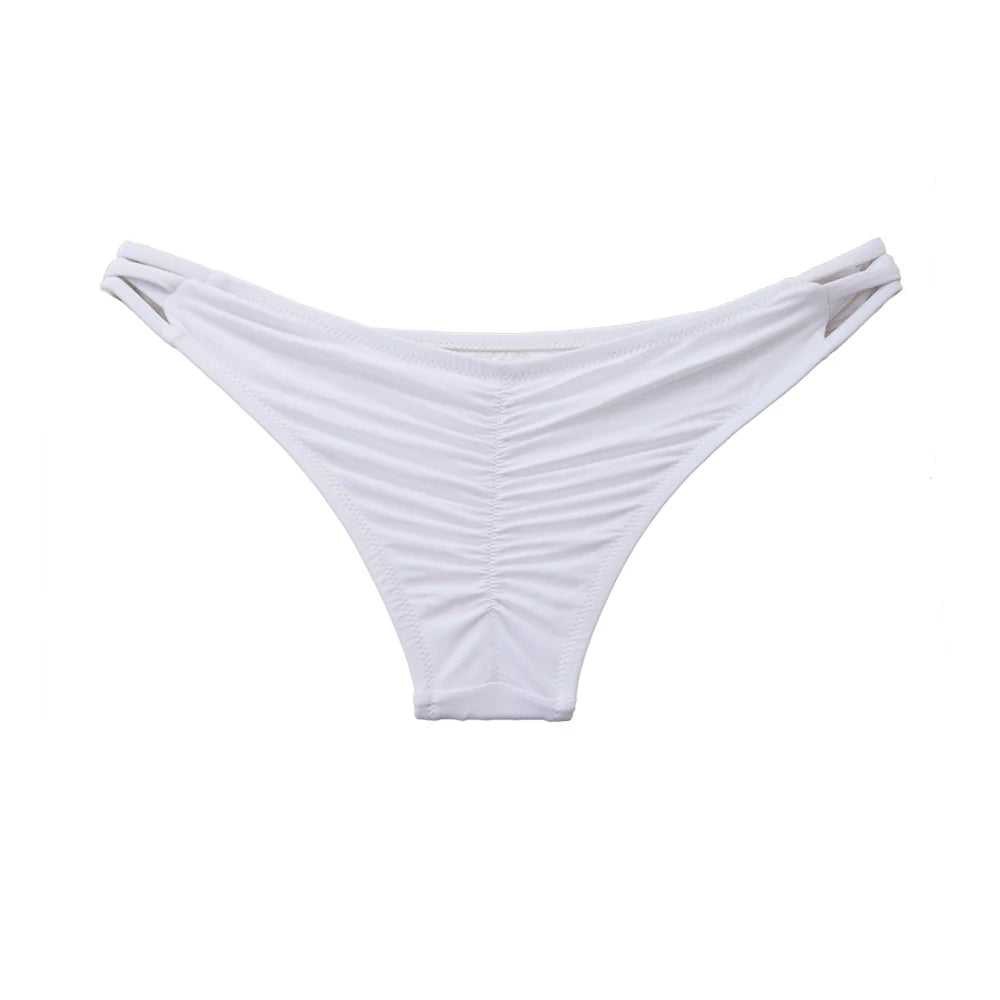 Wholesale Womens Bikinis Bottom Sexy Swimsuit Vintage Swimwear Brazilian Biquini Bathing Suit  Maillot De Bain Femme Plus Size