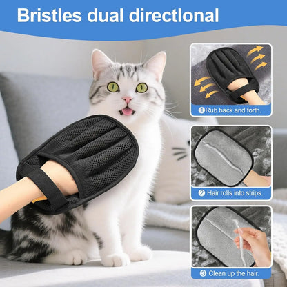 Pet Hair Removal Glove for Cats Dogs Electrostatic Glove Magic Brush gloves cat glove pet grooming pet items grooming items