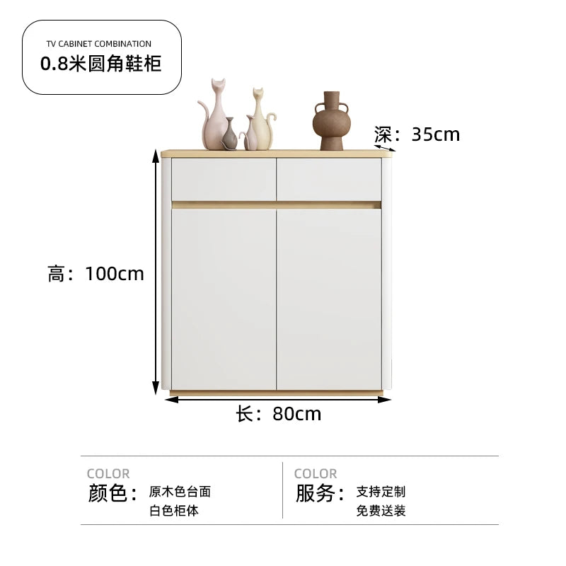 Entryway Organizer Shoe Rack Storage White Organised Living Room Cabinets Space Saving Articulos Para El Hogar Home Furniture