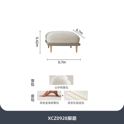Living Room Small Apartment Light Luxury Modern Simple Cream Color Matching Internet Celebrities