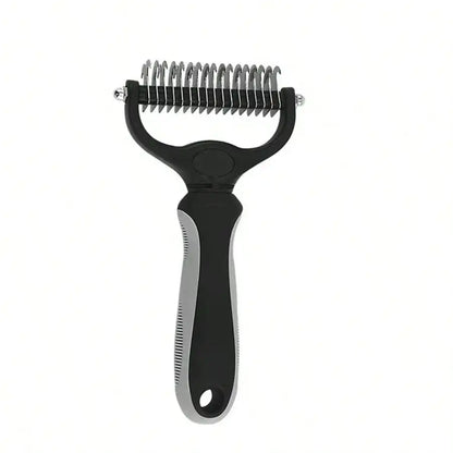 Pet Detangling Comb Thinning Brush Double-Sided Detangling Comb Cleaning Grooming Cat Comb Dog Detangling Comb Pet Supplies Dog Cat Detangling Knife Stainless Steel Comb Hair Removal Comb Detangling Comb Cleaning Pet Supplies
