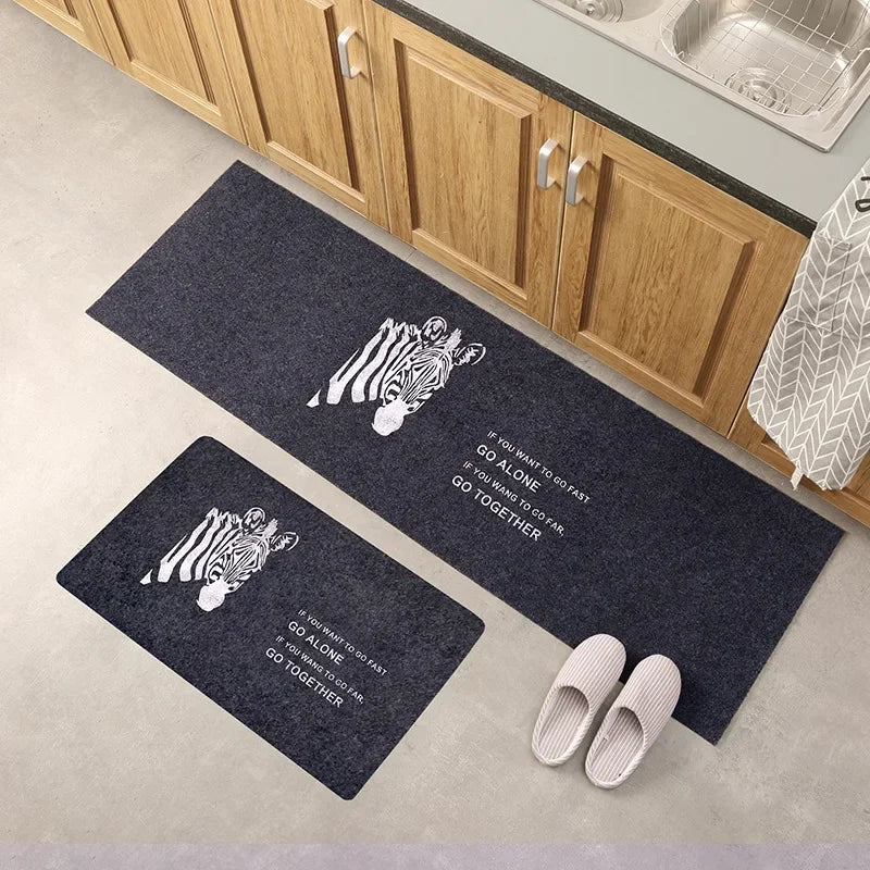 Door Floor Mat Japanese-style Door Mat Rectangle Non-Slip Foot Pad Home Welcome Carpet for Hallway Bath Kitchen Doormat