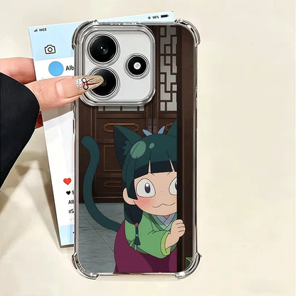 A-Apothecary D-Diaries Cute Plating Phone Case For Xiaomi Poco X6 X7 X8 Pro Max X5 X3 M8 M7 M5S Redmi 15C 15 14C 13C 17T 15T 14T