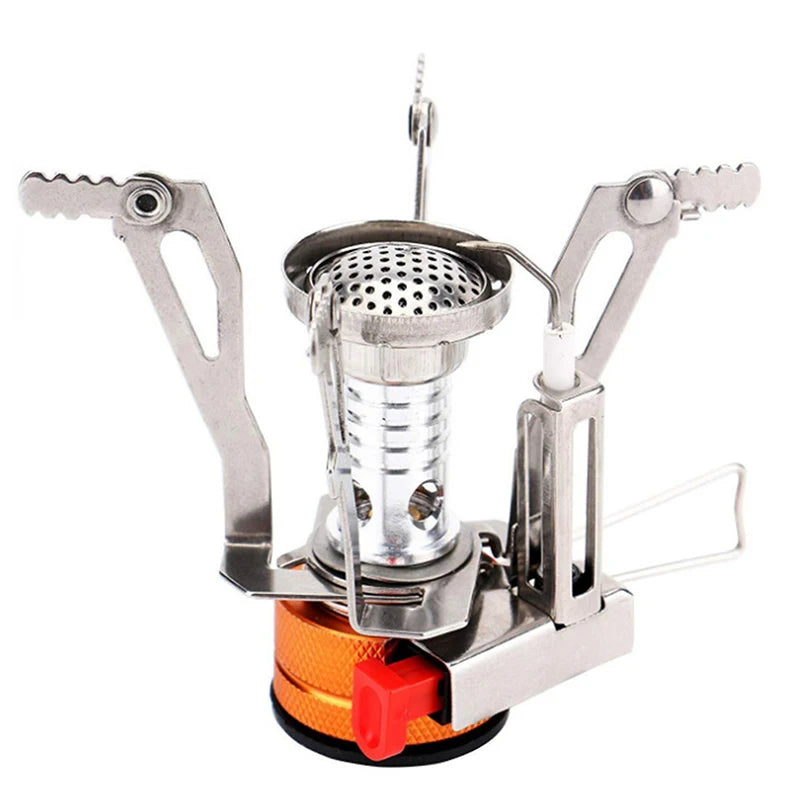 Ultra-Light Portable Gas Burner, Mini Camping Stove with Piezo Ignition for Outdoor Cooking Hiking Picnic〔YY26〕