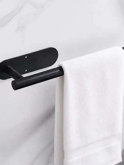Homefish Sliver Stainless Steel Self Adhesive No Drilling Toilet Roll Holder Bathroom Kitchen Tissue Paper Holder