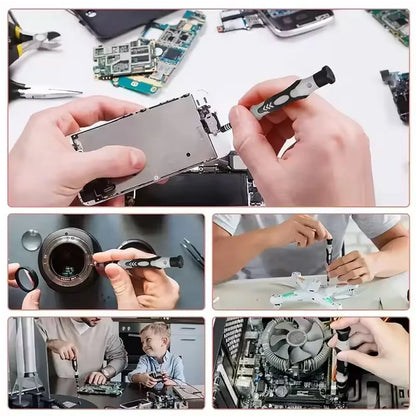 115-in-1 Precision Screwdriver Kit, Includes Magnetic Tips, Ideal for Electronics and Laptop Repairs, Professional Nut Driver
