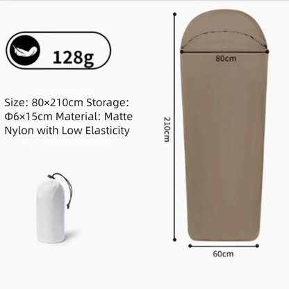 Ultralight Sleeping Bag Liner Warm Inner Liner Sleeping Bags Single Travel Hotel Nylon Camping Sheet Travel Hiking Camping