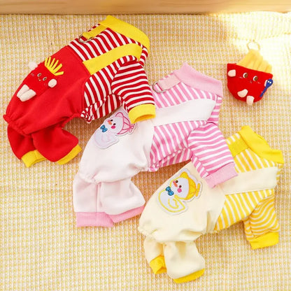 Four-legged Clothing for Pet Dogs, Medium and Large Dogs and Cats, Autumn and Winter Sweatshirts, Plus Fleece Clothing Supplies,