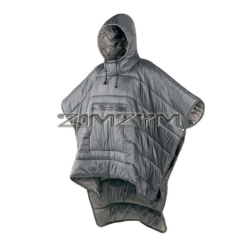 Lazy Cloak Sleeping Bag Outdoor Wearable Cloak Sleeping Bag Winter Plus Quilt Lazy Sleeping Bag For Winter Travel