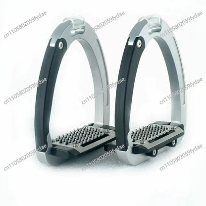 Safety Stirrups 125mm Saddle Accessories Aluminum Alloy Material Equestrian Equipment Complete Set