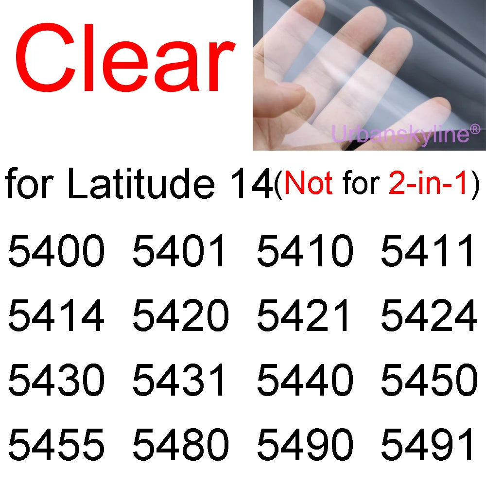 Screen Protector for Dell Latitude 13 5350 5340 5330 5320 3340 3330 3320 7350 7340 7320 7300 HD Guard Protector Skin Case Film