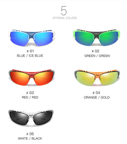 Men Women Sports Sunglasses Goggles Cycling Glasses Outdoor Sports Sunglasses Motorcycle Running Fishing Polarized Sunglasses