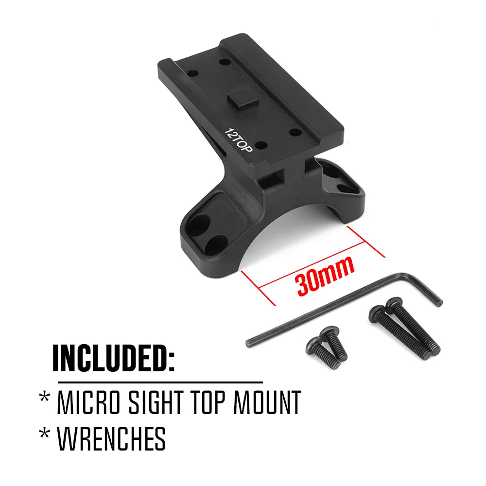 COMM C1 Modular Mount 1.54"/1.70" Optical Centerline Height 30/34mm Ring Size ScopeMount With Offset Optic Adapter