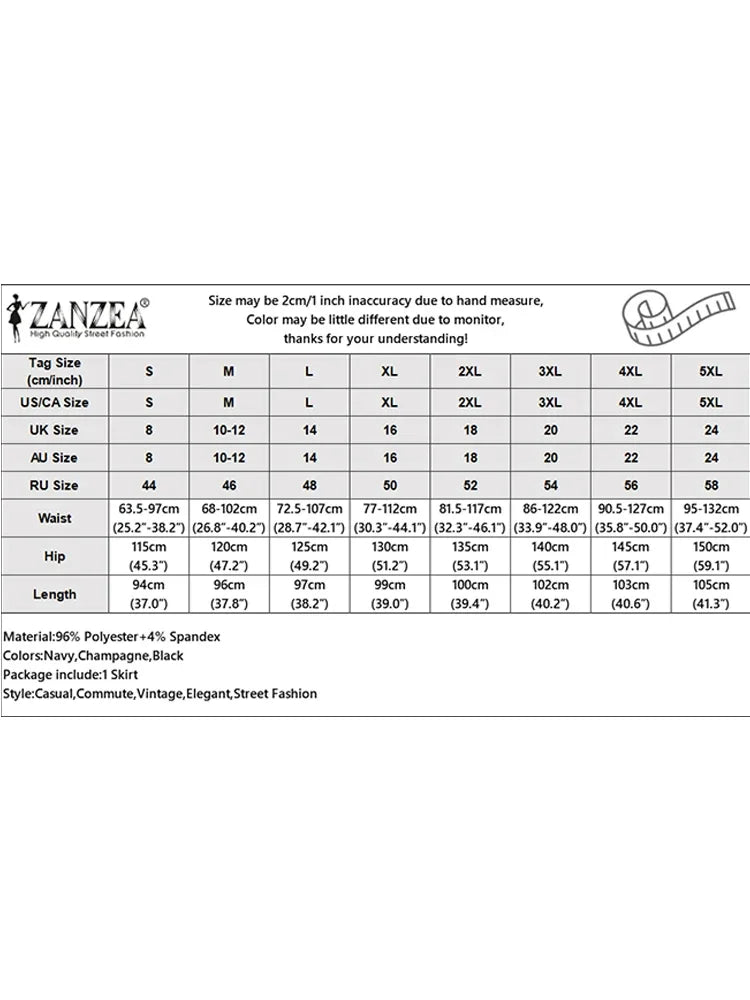 Fashion Women High Waist Party Skirt 2025 ZANZEA Summer Satin Jupe Elegant A-line OL Work Faldas Saia Stylish Maxi Long Skirts