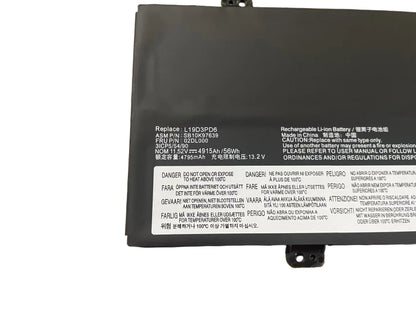 4795mAh L19M3PD6 Battery For Lenovo IdeaPad Flex 5-15IIL05 15ALC05 14ARE05 14IIL05 14ITL05 14ALC05 L19L3PD6 L19C3PD6 L19D3PD6