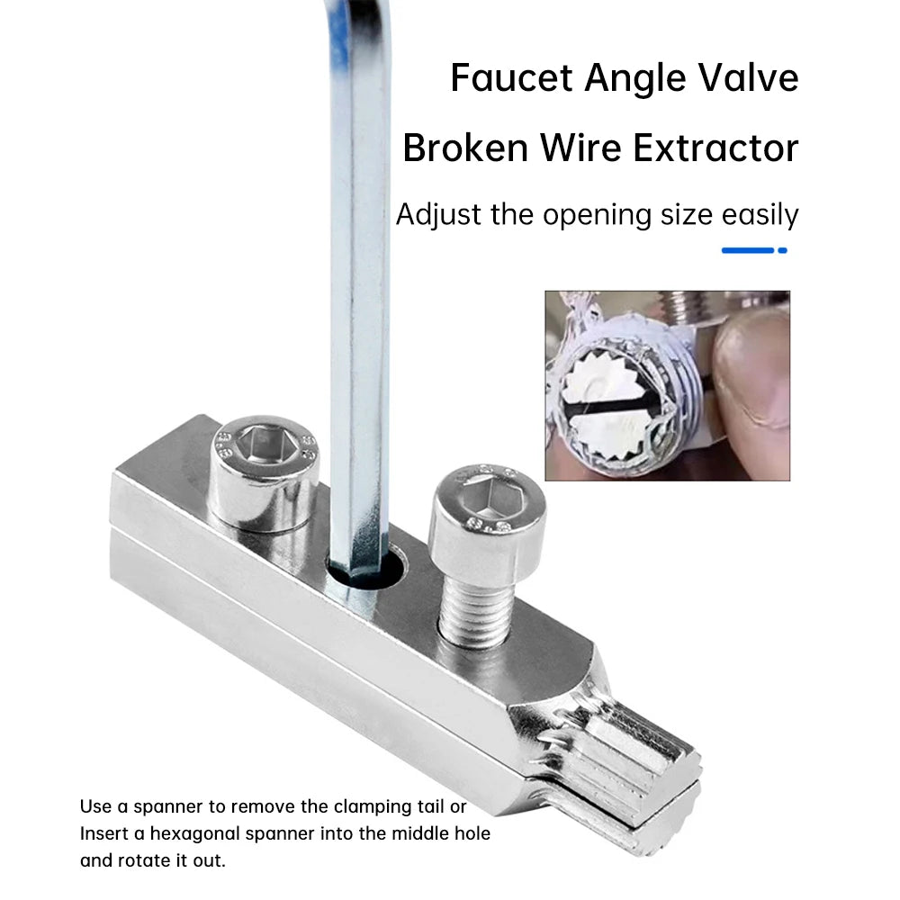 4 Points 6 Points Stripped Screw Extractor Set Broken Wire Universal Remover Screw Removal Multifunctional Tool for Bolt Pipes