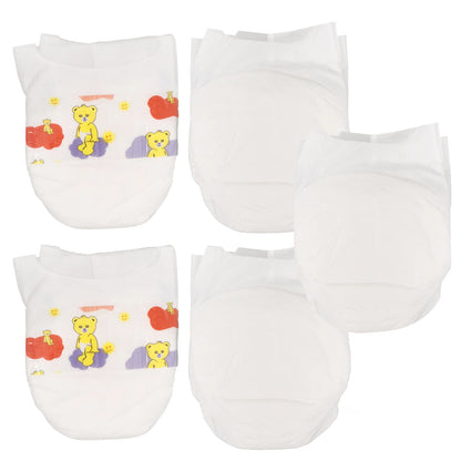 5 Pcs Baby Diapers Reusable Soft Simulation Diapers For Realistic Accessories Barbiedoll Supplies Toy Diapers Babydoll