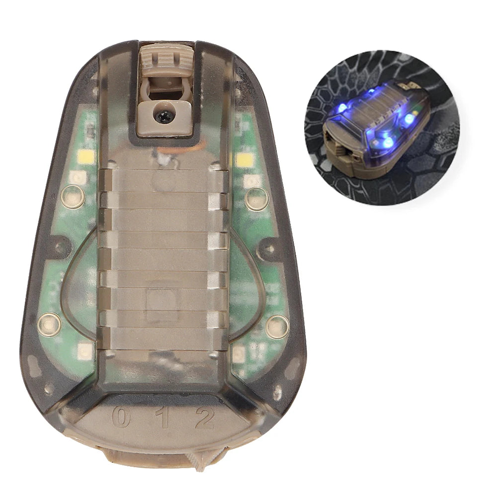 Tactical Helmet Light Green Red Strobe Waterproof Outdoor Survival Safety Signal Flash Lamp Hunting Militar Airsoft LED Lights