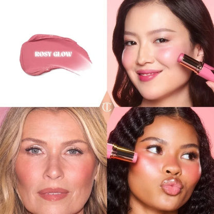 Charlotte Tilbury Blusher Highlight Spotlight Brightening Natural Nude Makeup Cosmetics Air Cushion Pen Blush Stick Cosplay Gift