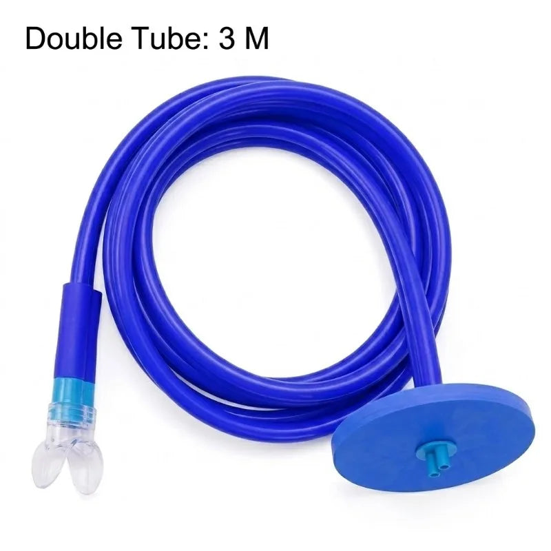 Adult Full Dry Snorkel Diving Swimming Gear Snorkel For Men Women Swim Training Freediving Underwater Breathing Tube For Beach