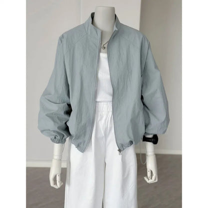 Sunscreen Clothes for Women Thin Coat Casual Jacket Spring and Summer Outdoor Leisure Versatile Sports Clip