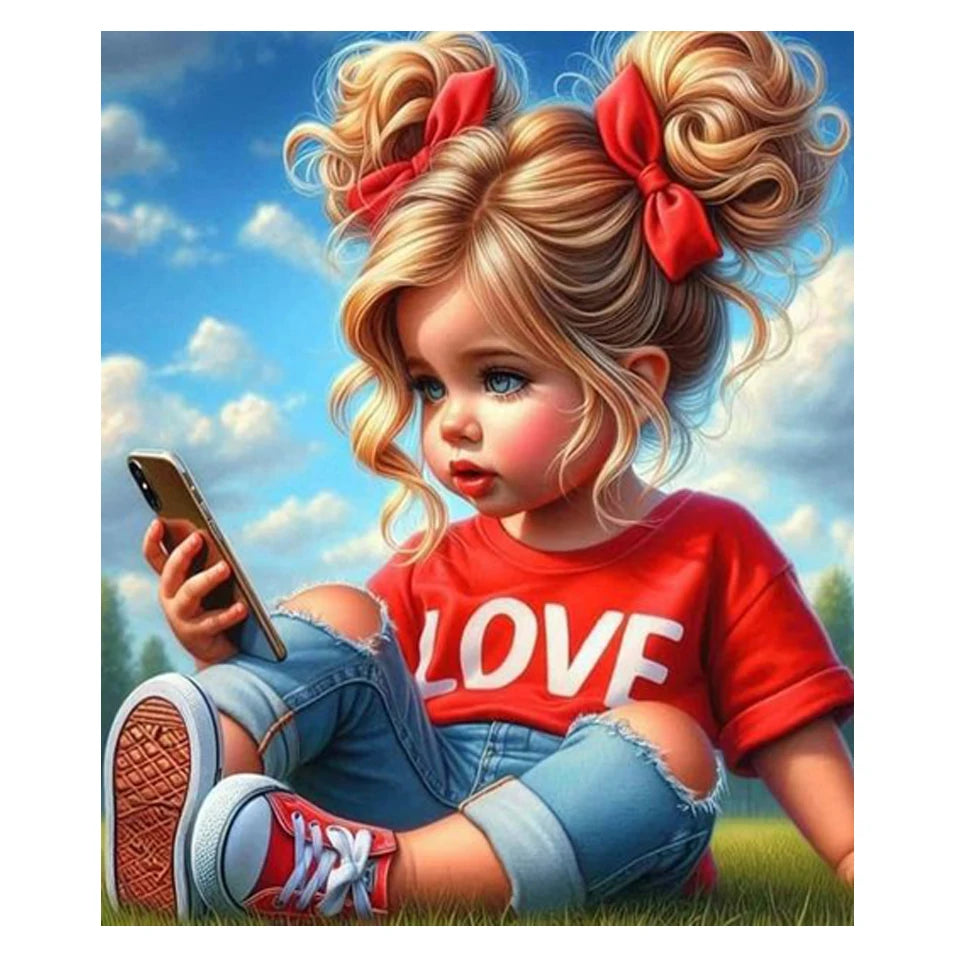 DIY Diamond Painting New 2024 Cross stitch Girl and Dog Mosaic Rhinestone Embroidery Kit Home Wall Decor Gift