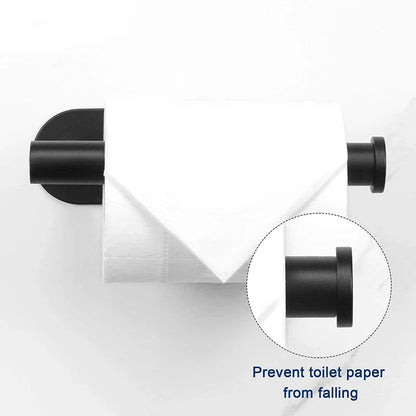 No Drilling Toilet Paper Holder SUS304 Stainless Steel Self Adhesive Wall Mount Tissue Towel Roll Dispenser for Bathroom Kitchen