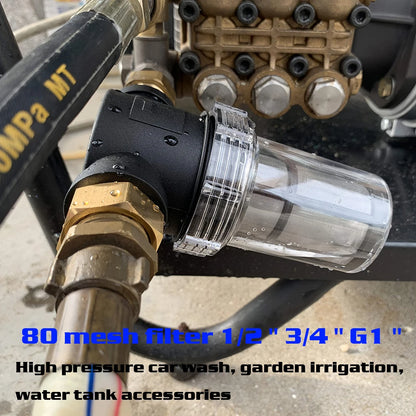 Fish Tank Filter 80 Mesh Stainless Steel Mesh Filter Farm Equipment Garden Irrigation Water Connection Filtration