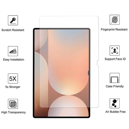 2 Stück Glas für Samsung Galaxy Tab S10+ S10 Plus 12,4 Zoll 2024, kratzfestes gehärtetes Glas-Displayschutzglas