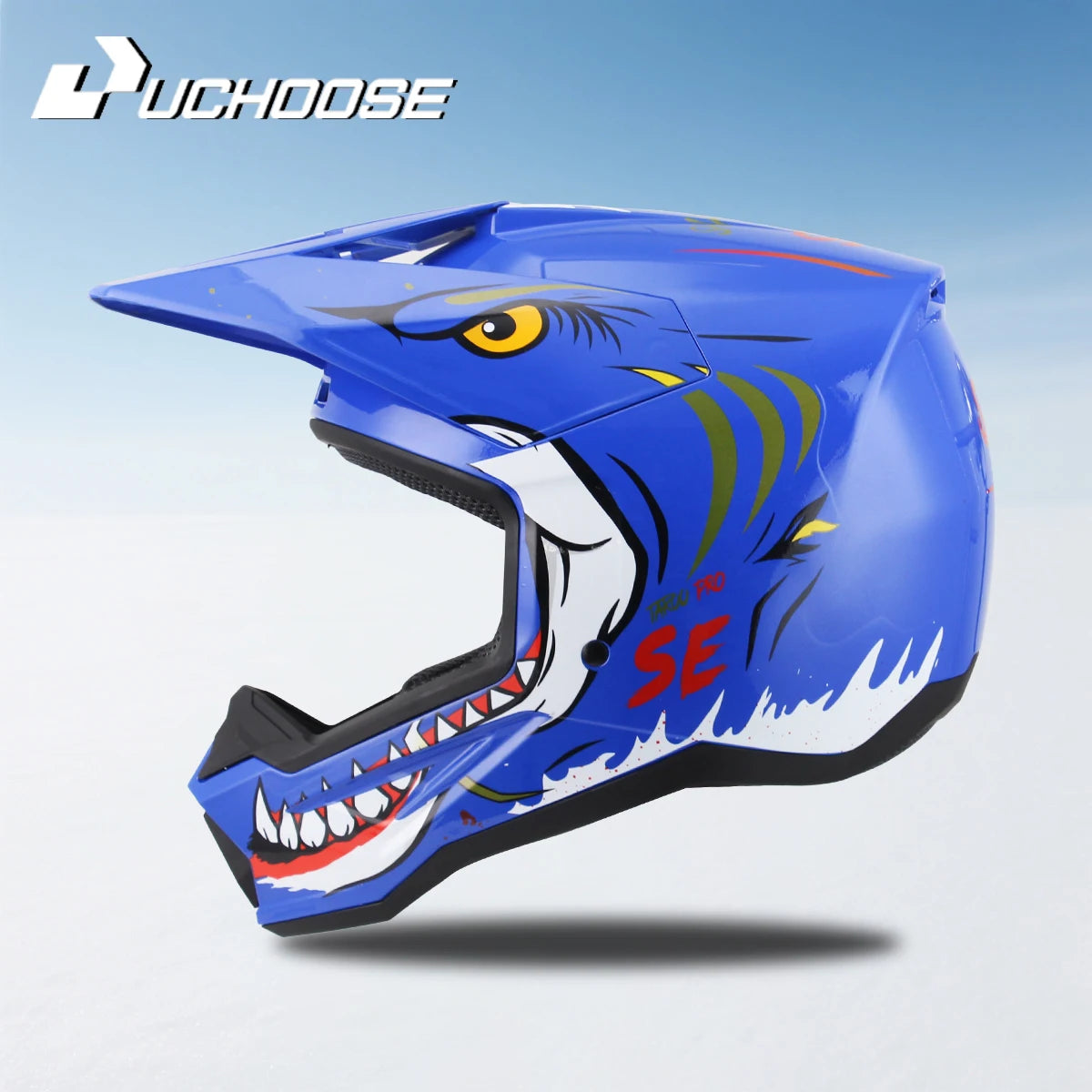 906-Motorcycle Off-Road Helmet, Fully Covered Electric Vehicle, Pulling Full Helmet, Mountain Downhill, All Season