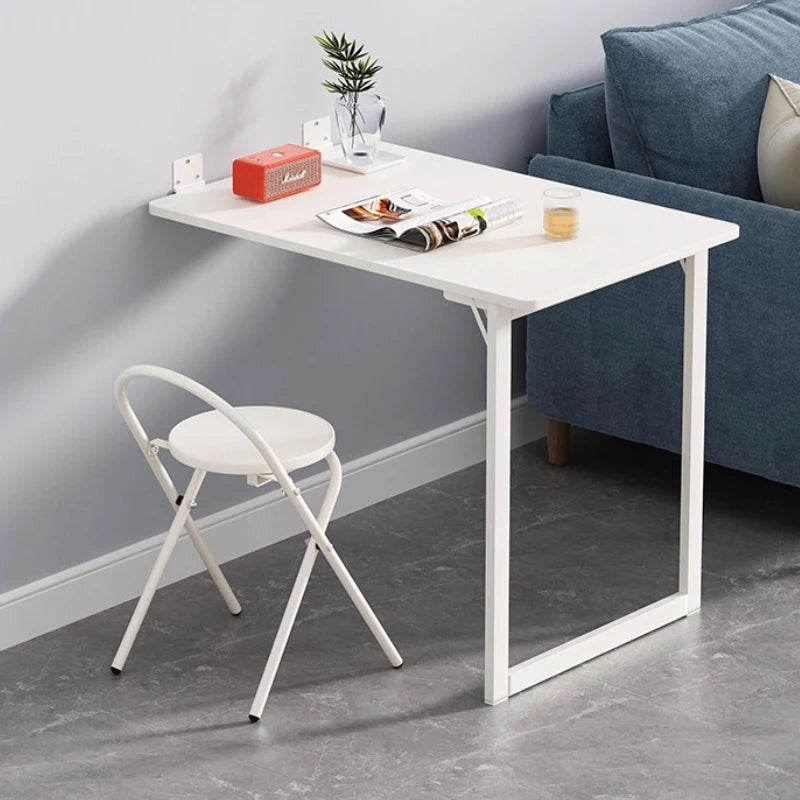 Wall Mounted Folding Table,Solid Wood Wall Mounted Dining Table,Hidden Wall Mounted Computer Desk,Multi-functional Foldable Tabl