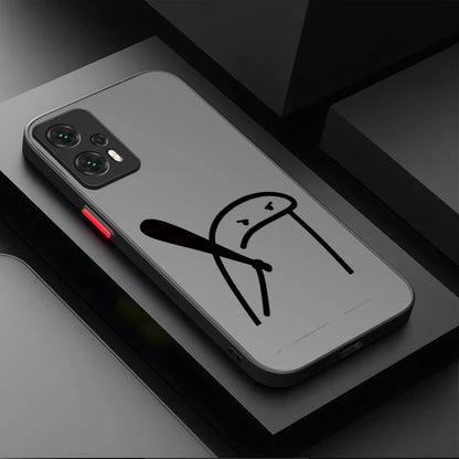 Flork Minimalist Comic Figurine Case for Xiaomi 14T 13T 12T 11T 10T 9T Pro Mi 14 13 12 10 11 Lite 5G NE Shockproof Full Cover