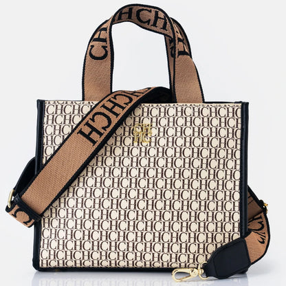 CH Women's Bags Metal Logo Casual Large Capacity Light Luxury Brand Designer 2026 New Fashion High Quality Women's Handbag