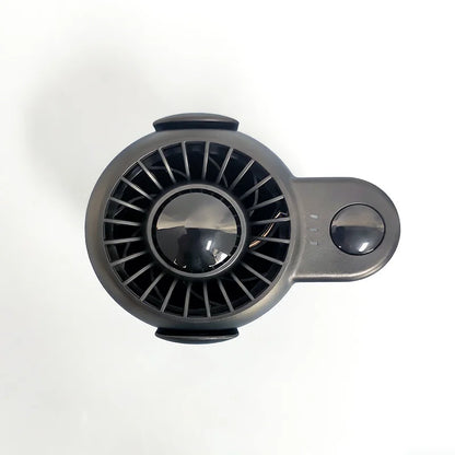 Portable waist-mounted electric fan, mini suspended five-speed fan with battery, for personal cooling outdoors and indoors