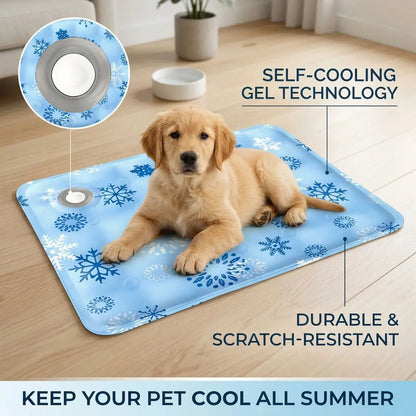 Pet Cooling Mat Dry Ice Pet Cool Pad Water Injection Cooling Dog Beds Keep Your Pet Cool Waterproof Wear Resistant For Dogs&Cats