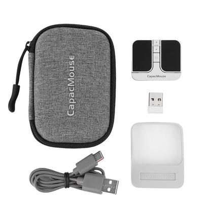 3 Mode BT 5.2/2.4G/USB Computer Mouse 3 Adjustable DPI Wireless Mice Rechargeable Mini Capacitive Mouse With USB Receiver For PC