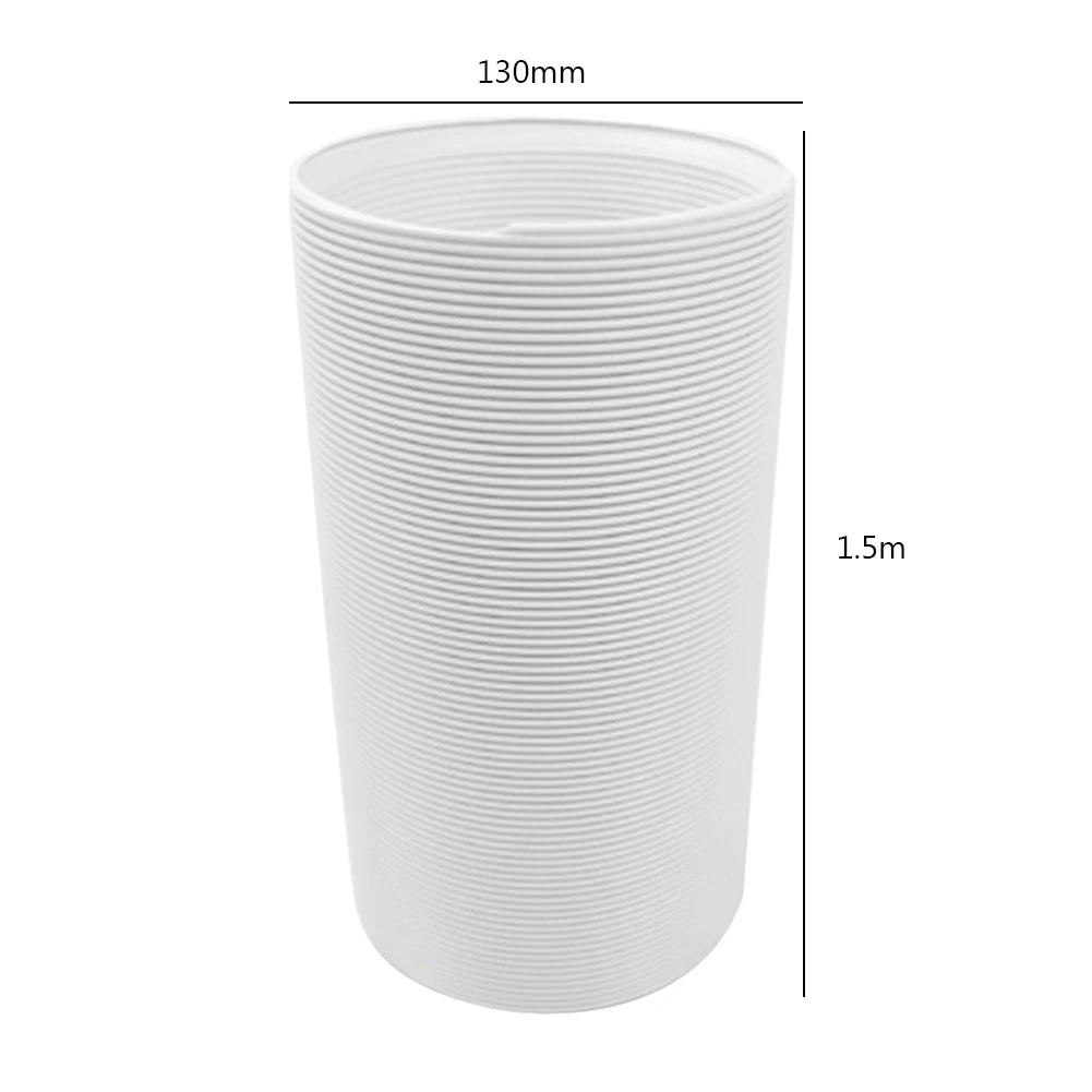 Universal Stretchable PAC Vent Duct Pipe Flexible Portable Air Conditioner Exhaust Hose 1.5m 2m Aircon Hot Air Exhaust Tube