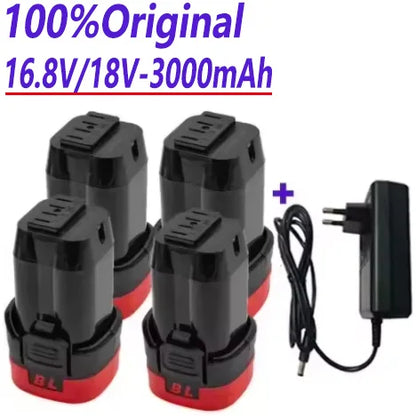 100%New16.8V/18V 3000mAh Battery for Dongke JAVN Battery, Brushless Small Steel Gun, Starter, Brushless Lithium