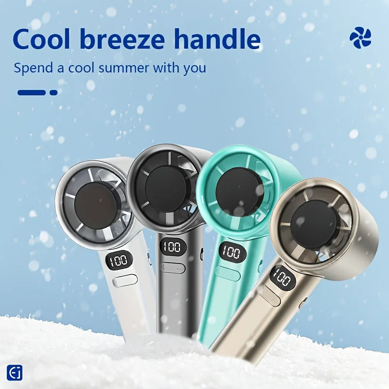 Portable Handheld mini fan, powerful wind speed, convenient USB charging, suitable for travel, outdoor activities, and summer