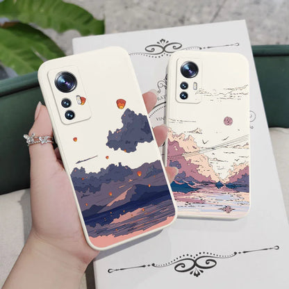 Anime Scenery Phone Case For Xiaomi Mi 14 13 13T 12S 12 11 Ultra 10 12T 11T 10T  Pro Lite Poco F5 F4 X4 M4 F3 X3 Pro 4G 5G GT