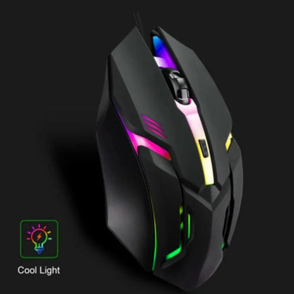Gaming Mouse LED Ergonomic Design Gaming Mouse Luminous USB Wired 4-button USB Backlit Mouse For PC Desktop and Laptop Computers