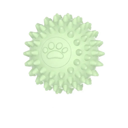 Pet Dog Toy Ball Solid Bite-Resistant Chewing Indestructible Bouncing Ball Dog Rubber Training Interactive Game Teething Ball