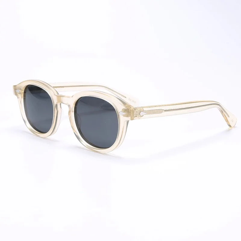 Lemtosh Sunglasses Man Johnny Depp Polarized Sun Glasses Woman Luxury Brand Vintage Acetate Frame Driver's Shade