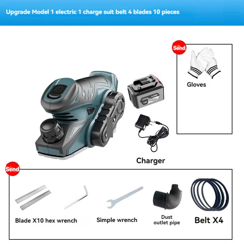 Cordless Planer Brushless Motor  Power Tools Electric Router Trimmer Wood Cutting Machines