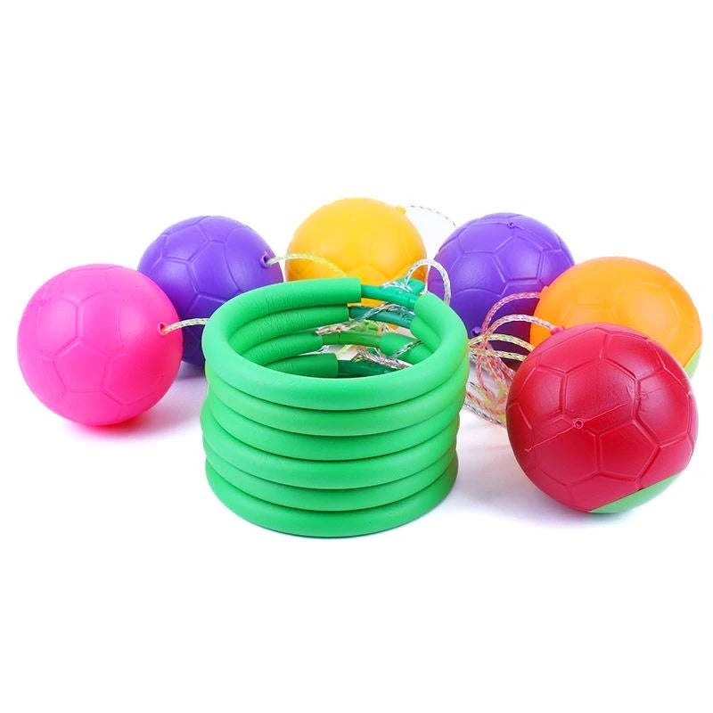 1 PCS Skip Ball Outdoor Fun Toy Ball Classical Skipping Toy Exercise Coordination And Balance Hop Jump Playground  Toy Ball